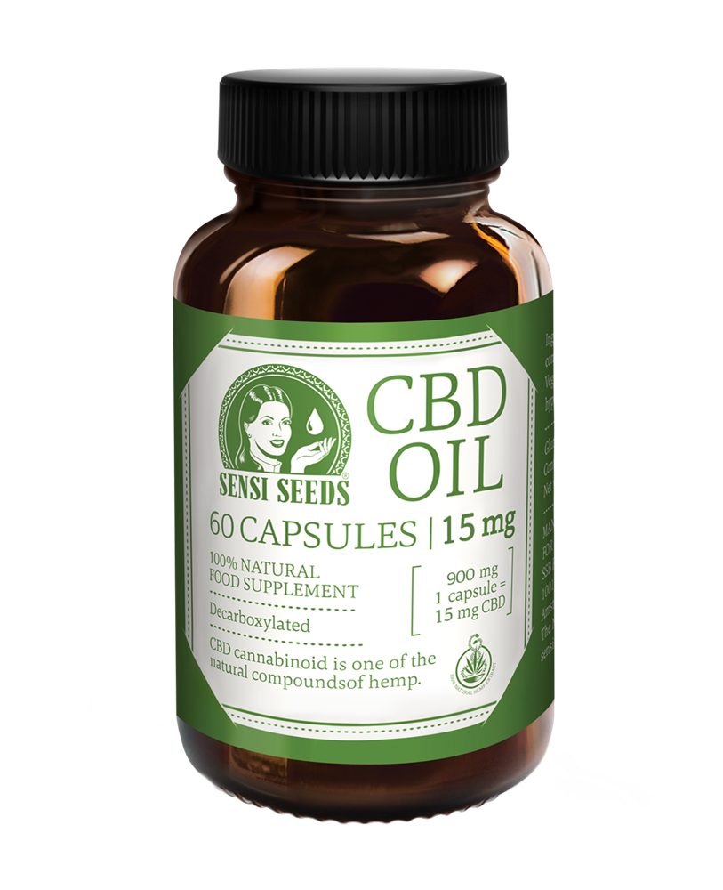 CBD Oil - 15 mg - 60 capsules | TopCannabisVaporizers.com